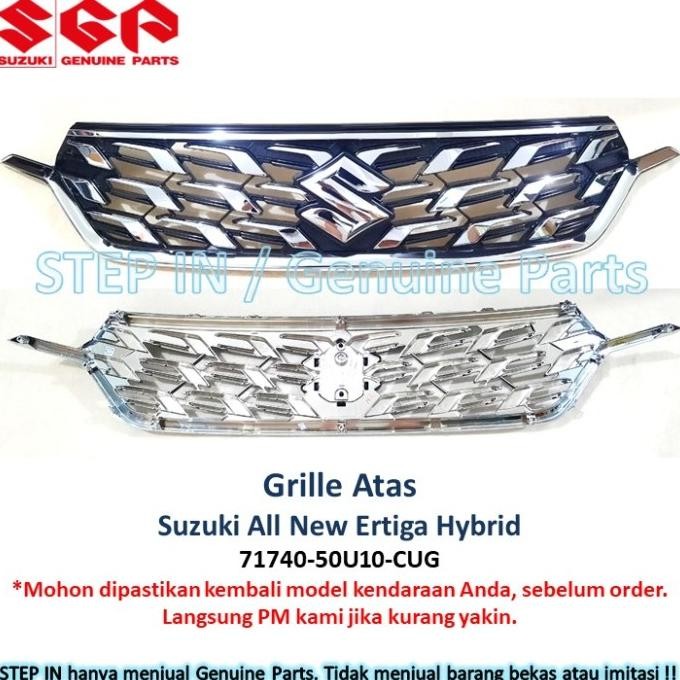 Aksesoris Mobil Grille Atas Suzuki All New Ertiga Hybrid Grill 2019 2020 2021 2022 2023 Sgp Baru