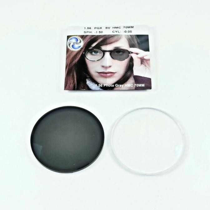 New Lensa Kacamata Transisi Photochromic Kombinasi Plus Jauh Silinder Pengiriman Cepat