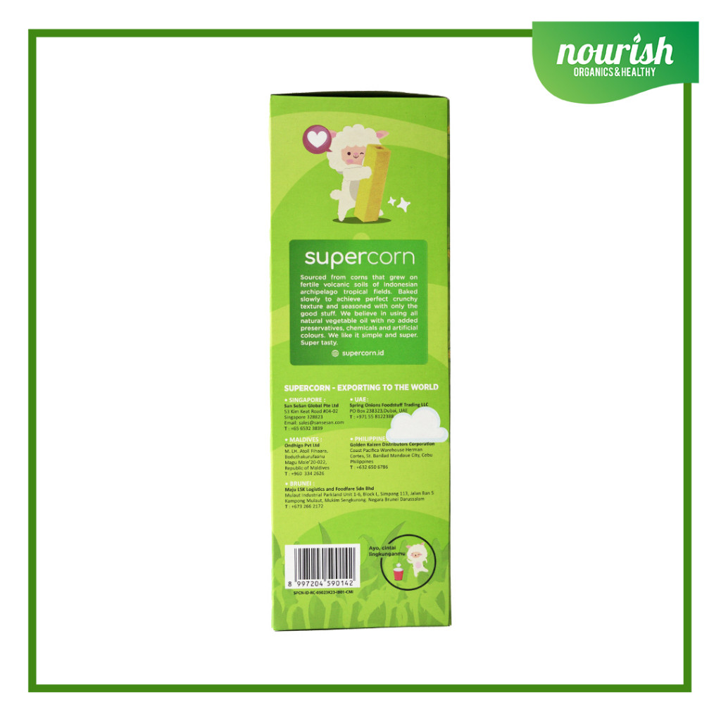 

wiw Supercorn Stik Jagung Non MSG Rasa Jagung Bakar 120g ( 1box )