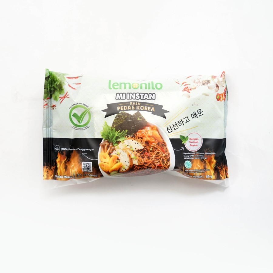 

Lemonilo Mie Goreng Rasa Pedas Korea 70gr