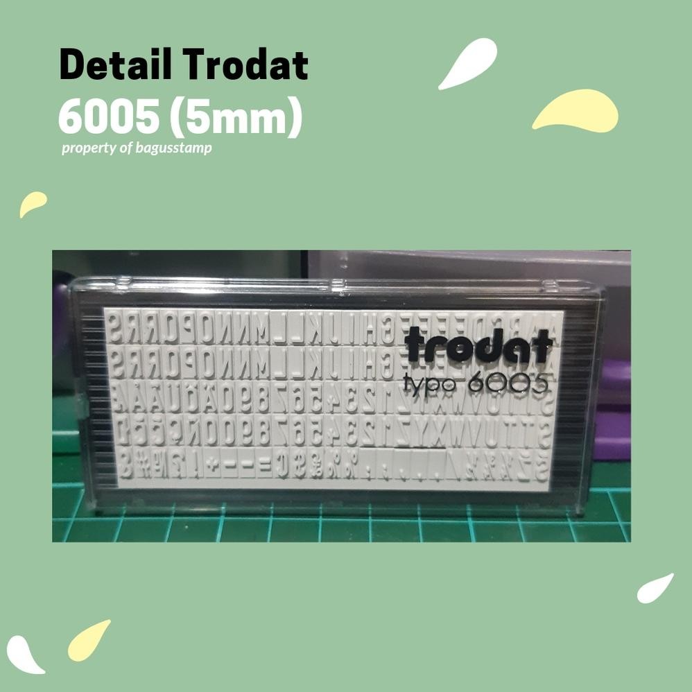 

VIRAL Trodat Extra Rubber 6003 6004 6005 3mm 4mm 5mm ( Spare Part Typo 4911 4912 4913 ) y-4