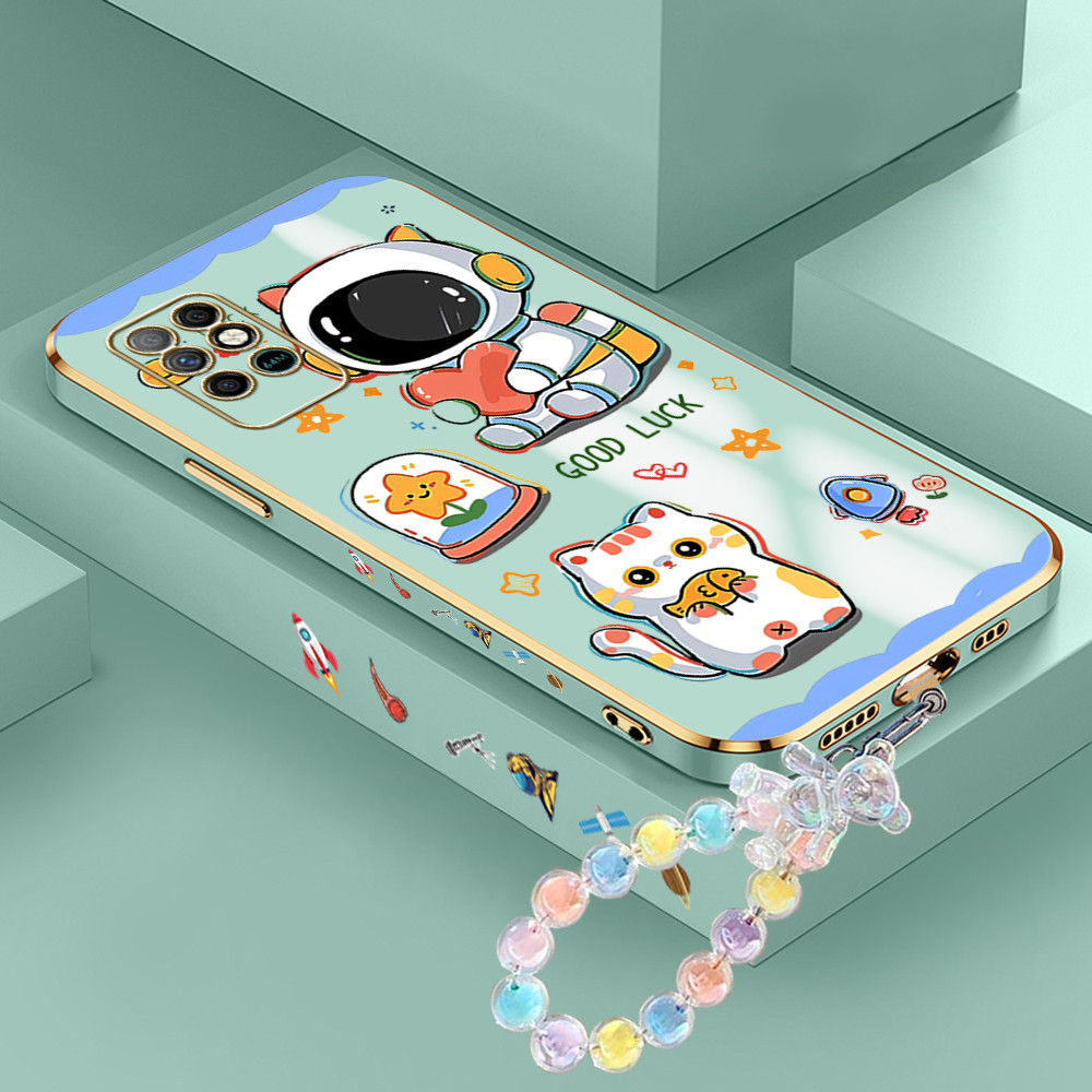 [Pengiriman Jakarta] Infinix NOTE 8 10 Pro 11 NFC 12 G88Casing Ponsel Kitten dan NASA  Lunak Pelapis