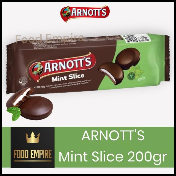 

Arnotts Mint Slice 200Gr | Biscuit Chocolate Arnott'S | Australia