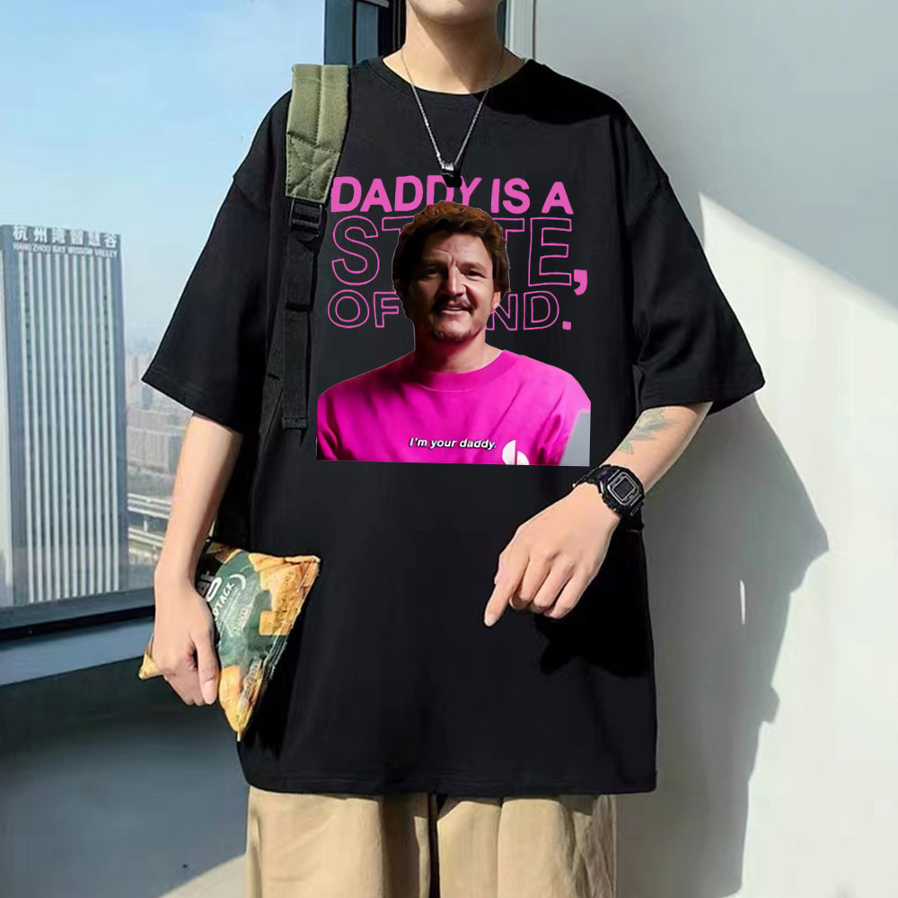 Pedro Pascal Aktor Kaos Ayah Adalah Keadaan Pikiran Grafis T Harajuku T Mens Y2K