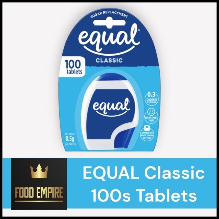 

Equal Classic Tablet Sweetener | Pemanis Nol Kalori | Pengganti Gula