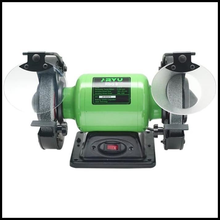 Ryu Bench Grinder - Gerinda - Gurinda Duduk 6 Inch - Rbg 6 - Amplas