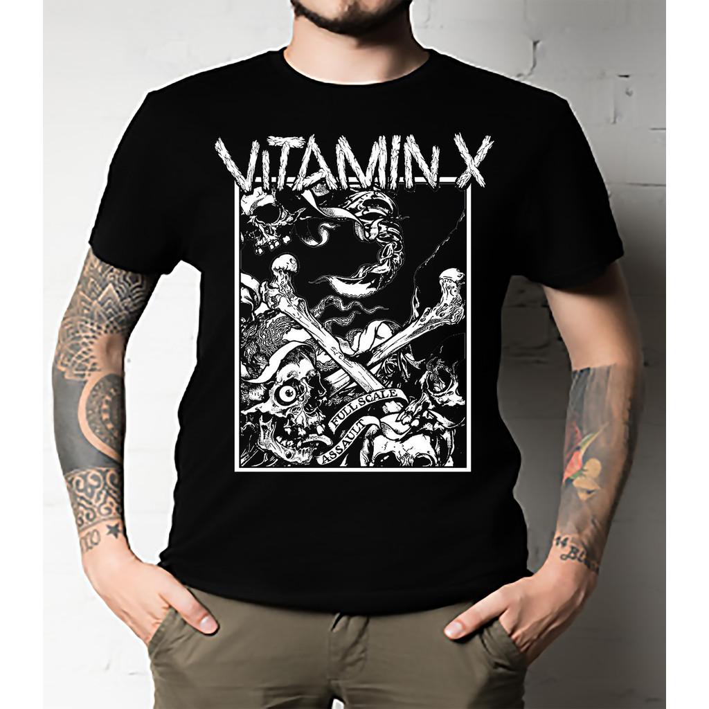 Vitamin X Kaos Klasik Semua Ukuran