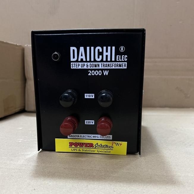 AVR / Trafo Step Up and down 2000 W 220V 110 V 2000 Watt DAIICHI STEP UP & DOWN TRANSFORMER