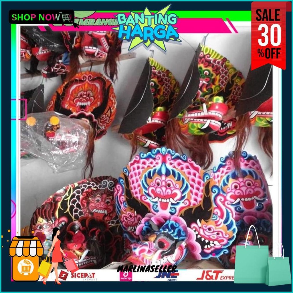 Barongan Devil Yang Murah Jumantoro Caplokan Kayu Anak Kecil Sd Topeng Reog Ponorogo Mini Kuda Lumpi