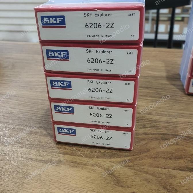 Bearing Skf 6206-2Z 6206 2Z 6206 Zz 6206-Zz 6206Zz Made In Italy [ Double L21 ]