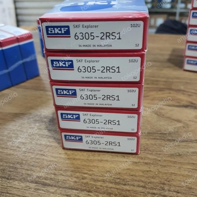 Bearing Skf 6305-2Rs1 6305 2Rs1 6305 2Rs1 Laher Skf Made In Malaysia [ Double L21 ]
