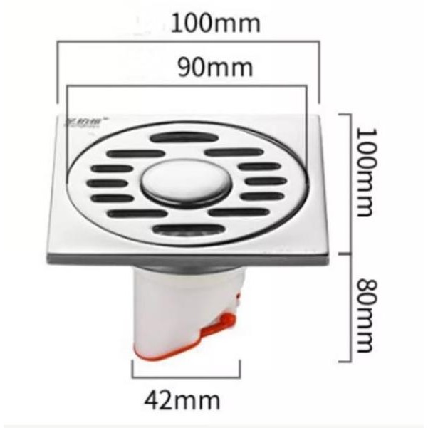 Floor Drain Mesin Cuci Dengan Sambungan mesin cuci & Anti bau