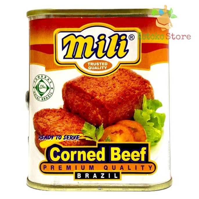 

Mili Corned Beef Premium Quality Brazil / Kornet Mili 340gr PM