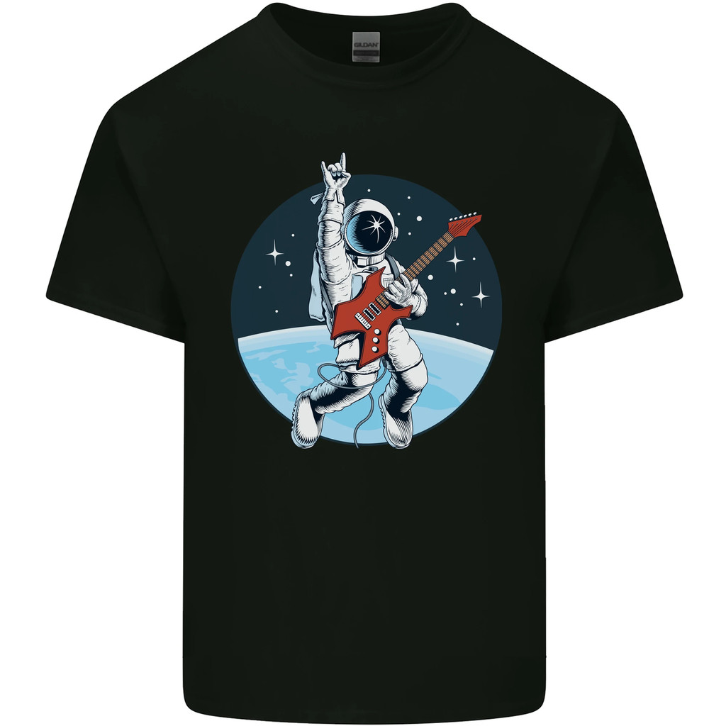 Kaos Gitaris Gitar Astronot Rock Luar Angkasa Anak-anak
