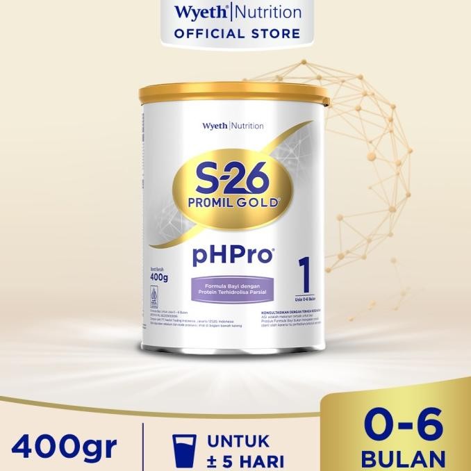 

SUSU S-26 PROMIL GOLD PHPRO 400 G PH PRO 1 (NAN PH PRO 1 KEMASAN BARU)