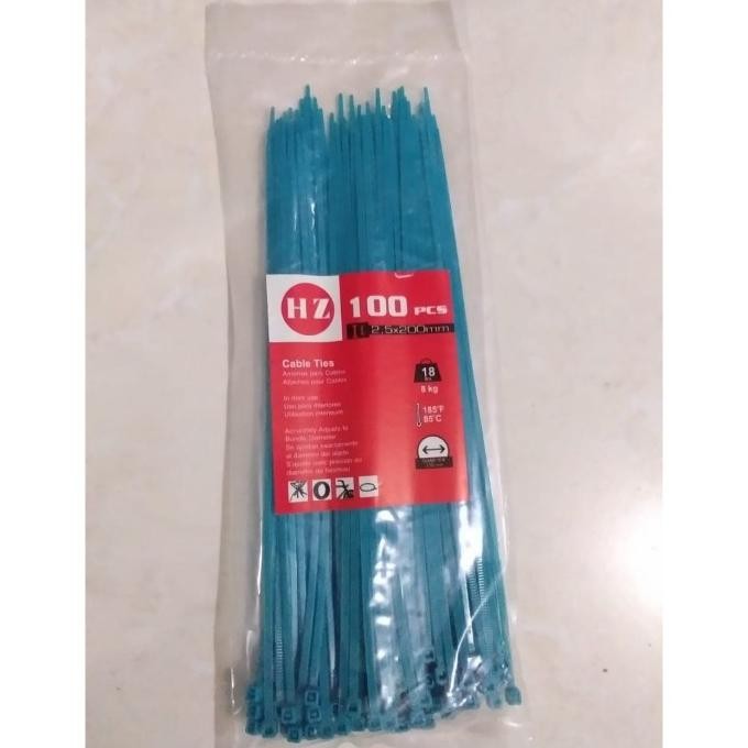 

KABEL TIES 2.5 x 200 MM WARNA BIRU - 100 PCS sina4bb Buru Order