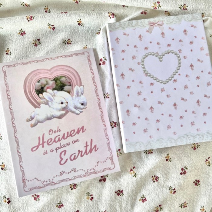 

Amberela - Binder Pink Coquette A5 B5 / Binder B5 / Binder A5 / Binder