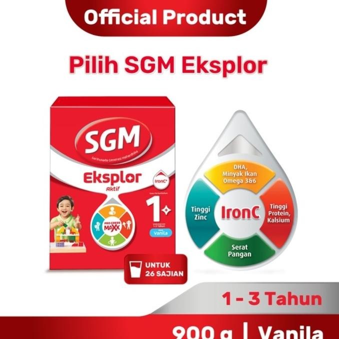 

sgm ekspor 1+ vanilla 900gr