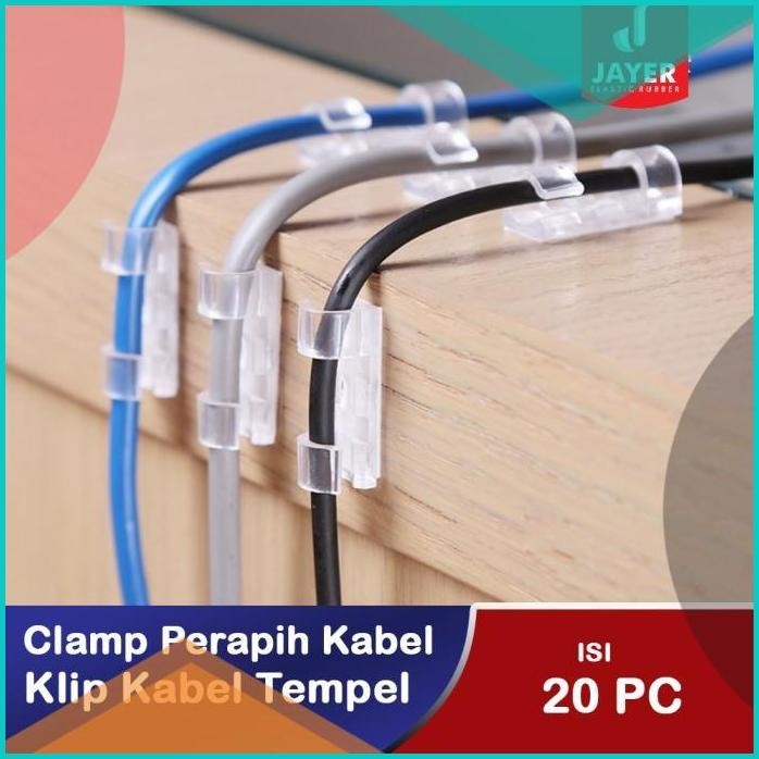 

Clip Perapih Kabel Organizer / Clamp Kabel / Wire Organizer 140BZ4 pa