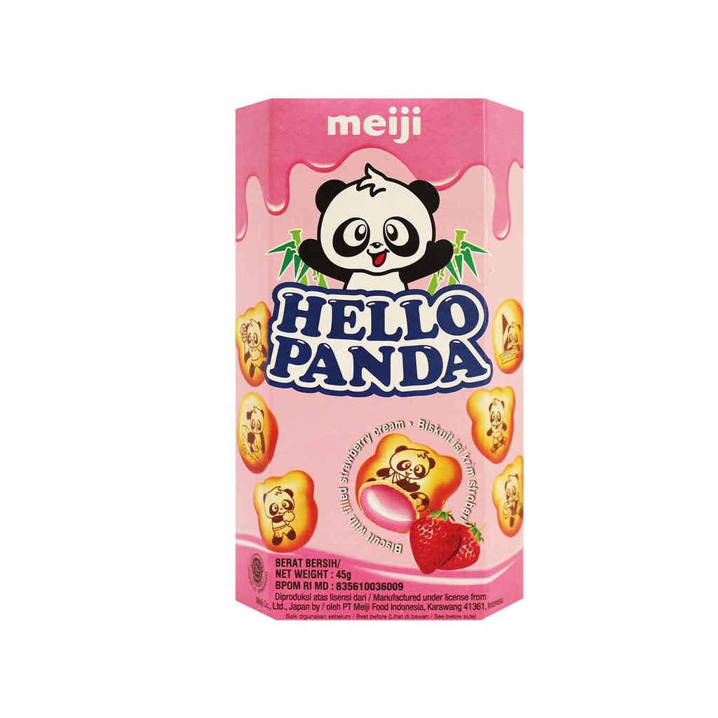 

MEIJI HELLO PANDA 45GR STRAWBERRY - 010506