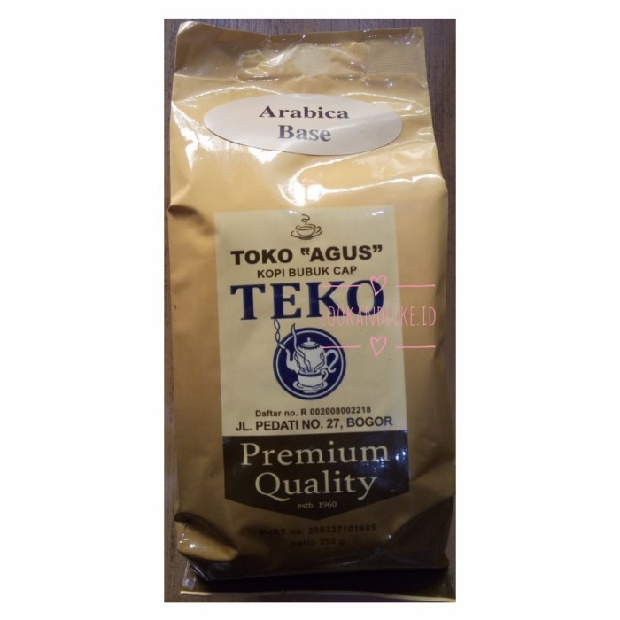 

Kopi Bubuk Cap Teko "Toko Agus" Super Premium Arabica Base