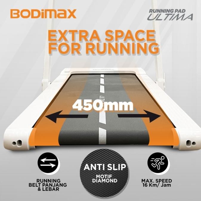 BODIMAX RUNNING PAD ULTIMA FOLDING TREADMILL / GYM / ALAT OLAHRAGA