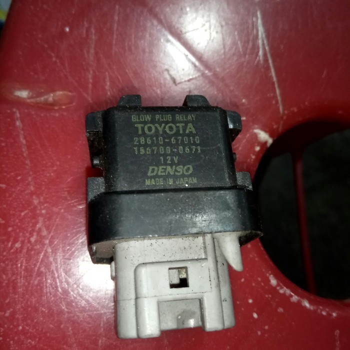 Relay Pemanas Glow Plug Toyota Kijang Hilux Diesel 28610-67010 Ori Genuine