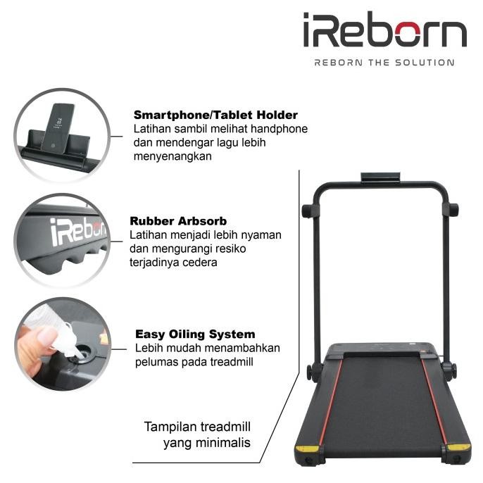 Alat Fitness Treadmill Elektrik IReborn Siena