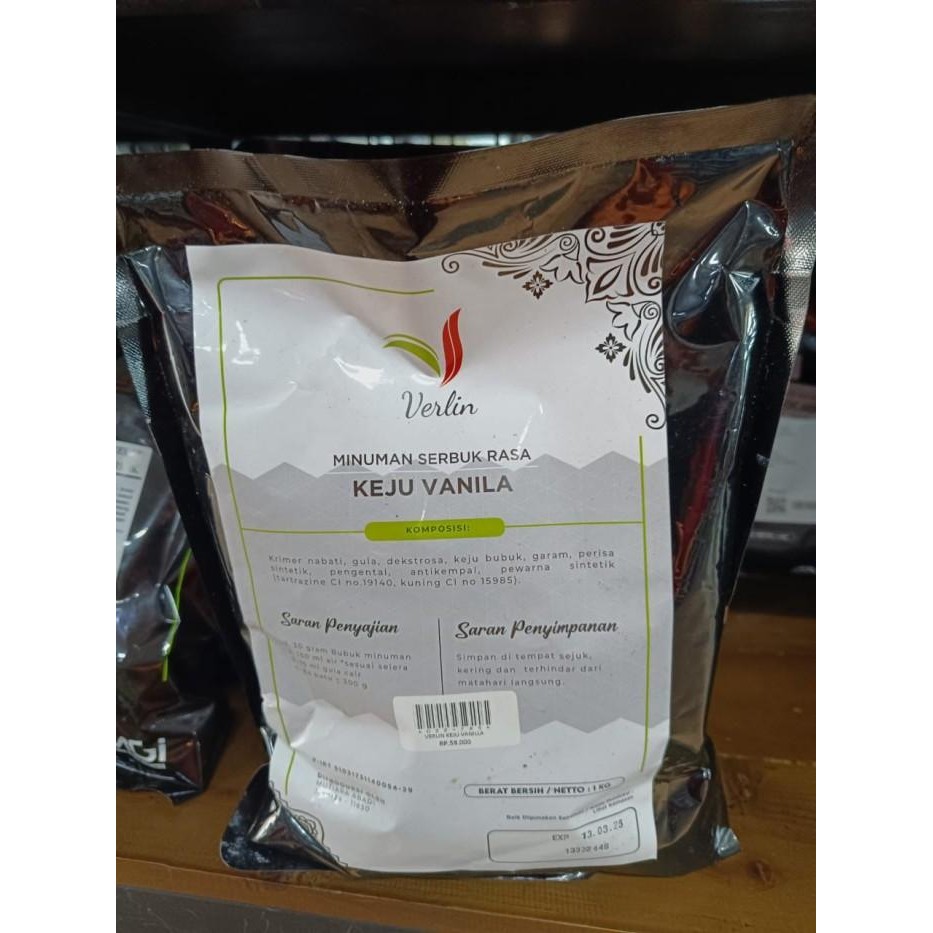 

Verlin cookies and cream brown sugar keju vanilla instan powder drink