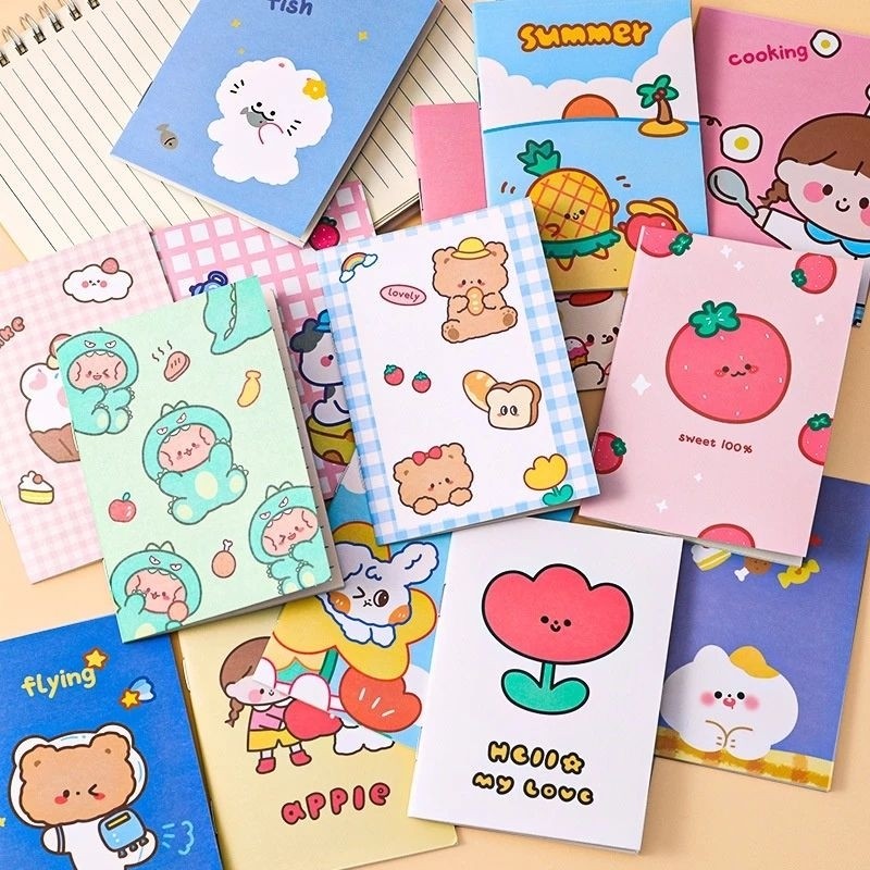 

Buku Tulis Mini Motif Kartun Note Book Mini Cartoon Mini Book Notepad Karakter Buku Tulis Memo