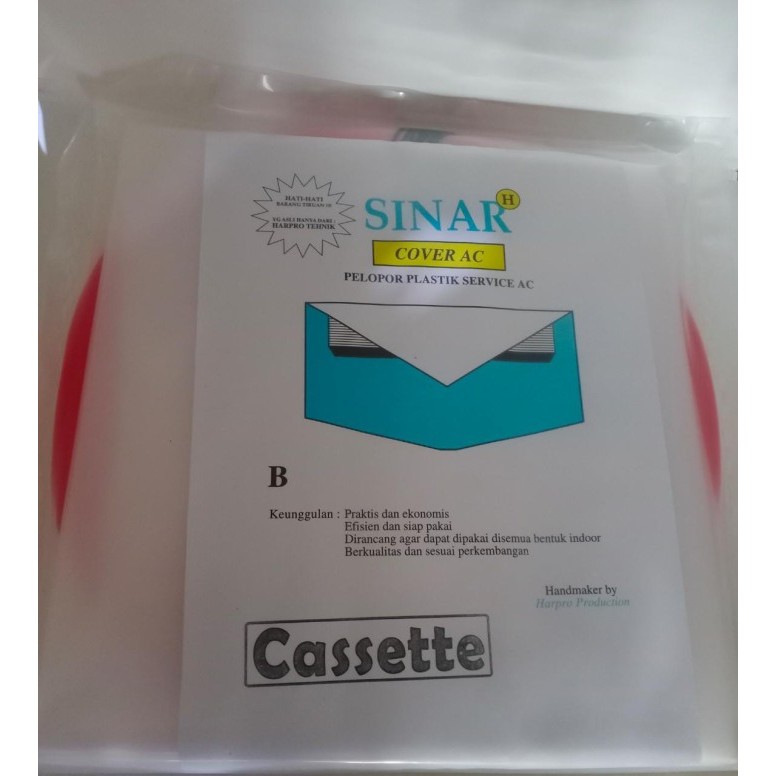 Plastik Cuci AC Cassette Sinar