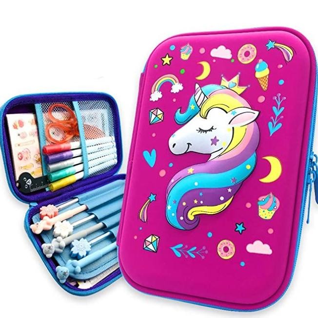 

TR21 Tempat Pensil 3D Unicorn Kotak Pensil Unicorn Rambut Kado Ultah Anak Unicorn murah berkualitas Viral