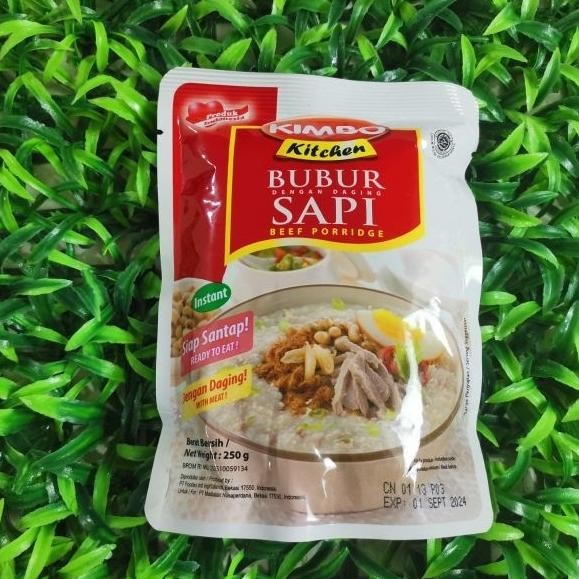 

Kimbo Kitchen Bubur Sapi - Berat 250 gr