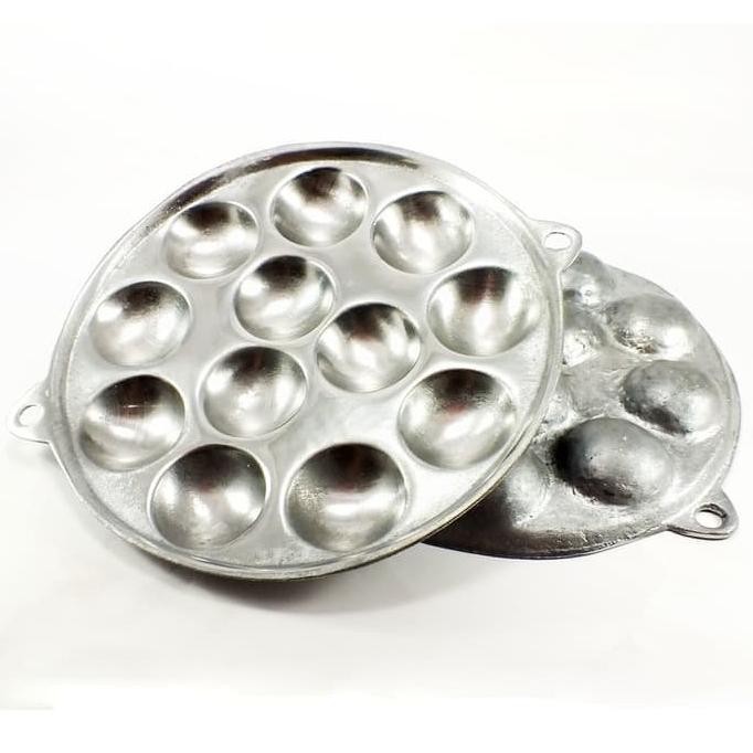 Viral Murah Cetakan Kue Cubit Lumpur Pukis Apem Puyuh Takoyaki - 12 Lubang Qw-45