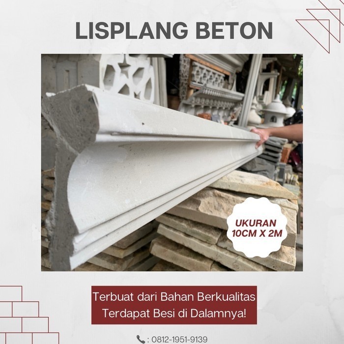 LISPLANG BETON 10CM X 2M / LISPLANG BETON / LIS PROFIL / LISPLANG