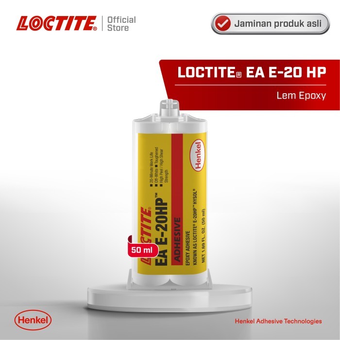 HENKEL LOCTITE EA E-20HP ADHESIVE EPOXY 50MLE/C50ML