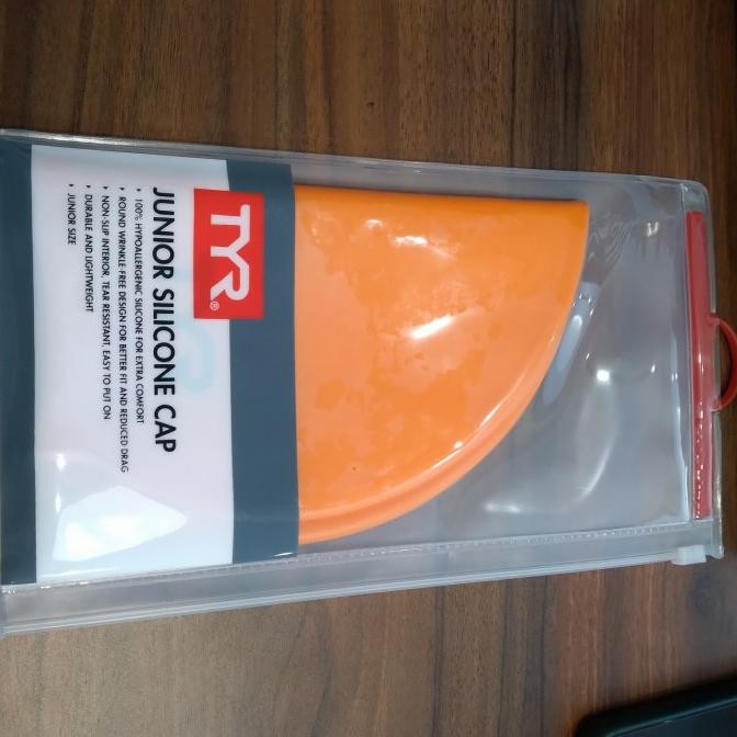 Cap TYR Junior Silicone Topi Renang