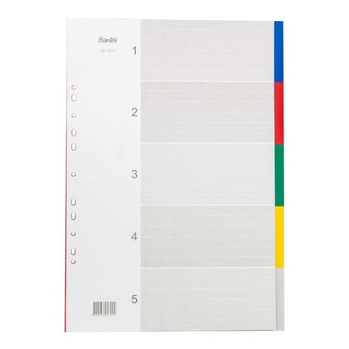 

TERMURAH - Bantex PP Colour Divider A3 /Pembatas Binder/Penyekat Ordner
