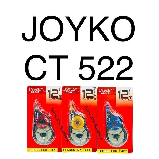 

CORRECTION TAPE JOYKO CT-522 / Tip-Ex Tipex Kertas Joyko CT-522 CT 522