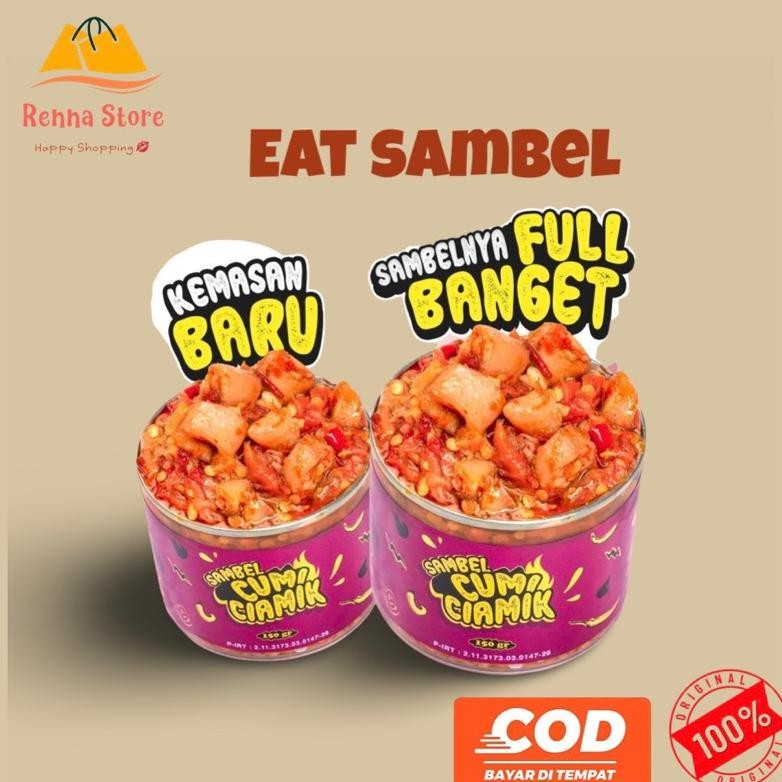 

Buruan Eat Sambel Cumi Ciamik - Kemasan Icip 150Gr Mas Yangun High Quality