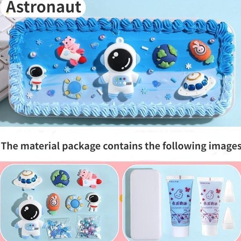 

Sale Diy Deco Cream Kit/Tetapkan Kotak Pen/Tempat Pensil Menghias/ Deco Cream Clay Kotak /Stationery Pake Handmade Murah