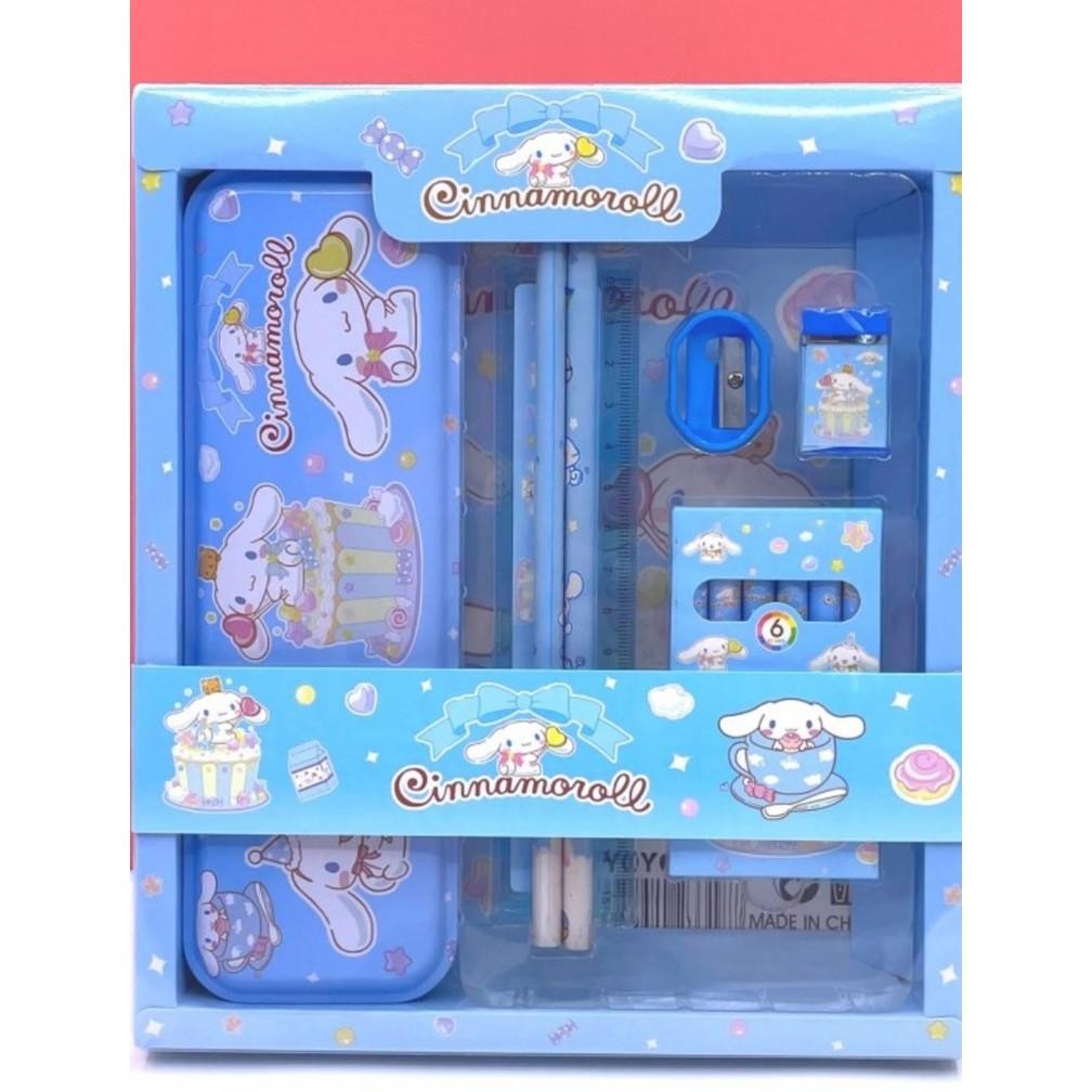 

Big Sale Kotak Pensil Anak Set 7 In 1 Stationery Untuk Hadiah /Anak Sekolah Sanrio Stationery /Alat Tulis Set Kotak Pensil Karakter Kuromi Murah Lucu High Quality