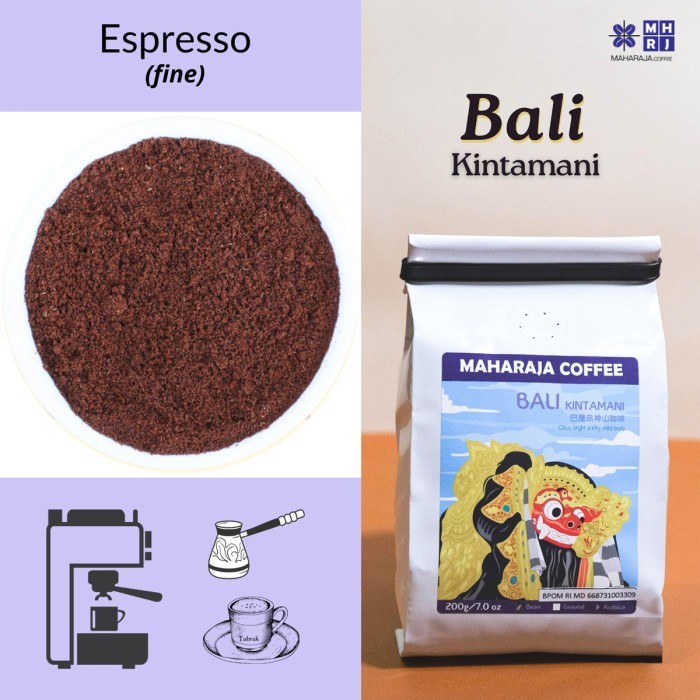 

Fresh Roast Kopi Bali Kintamani 200G Arabika Sangrai Maharaja Coffee