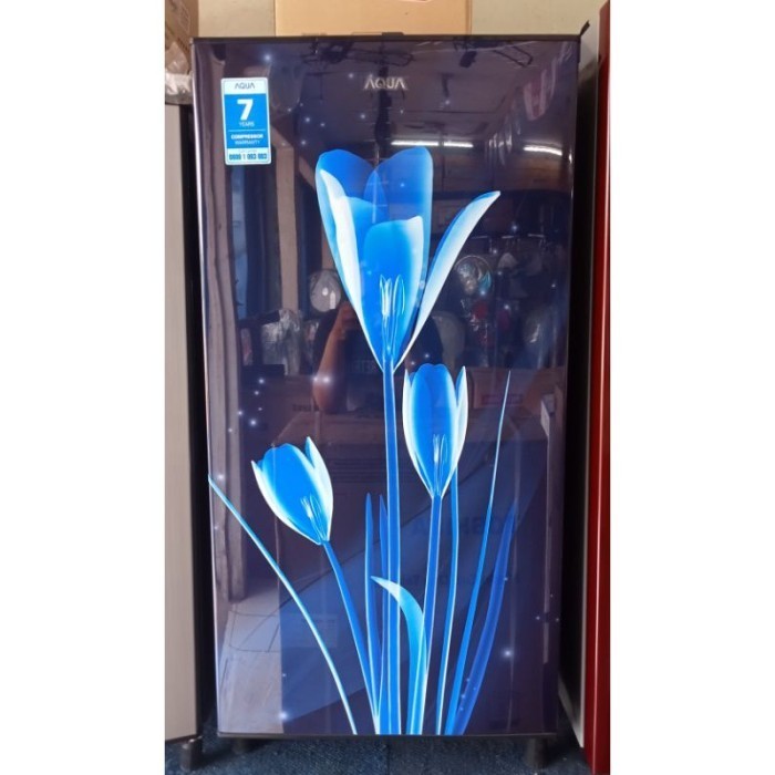 KULKAS AQUA 1 pintu 181 BUNGA AQR-D181 LB / LK 181 181LB 181LK