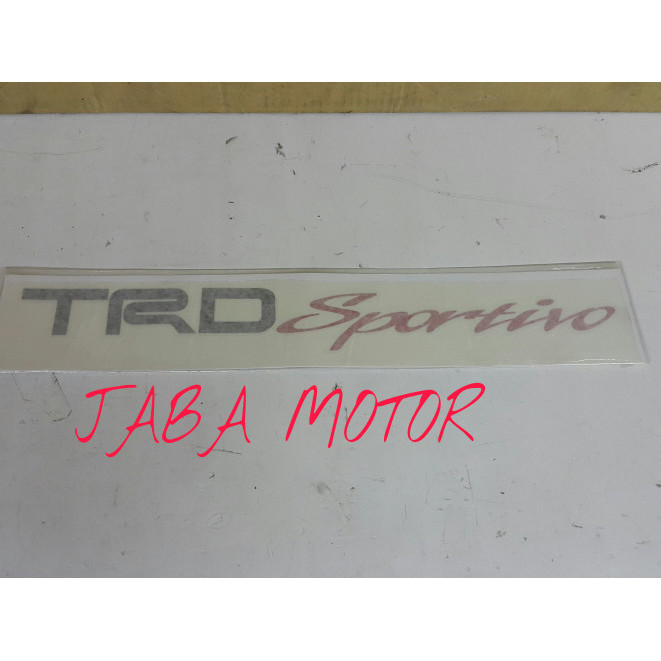 STIKER TRD SPORTIVO ORIGINAL TERMURAH