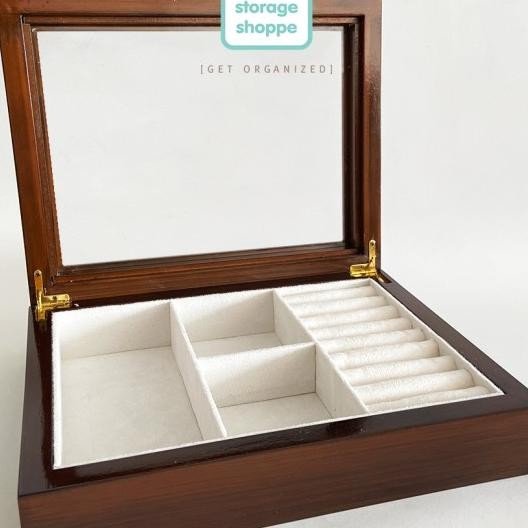 Wooden Jewelry Box Kotak Perhiasan Kayu