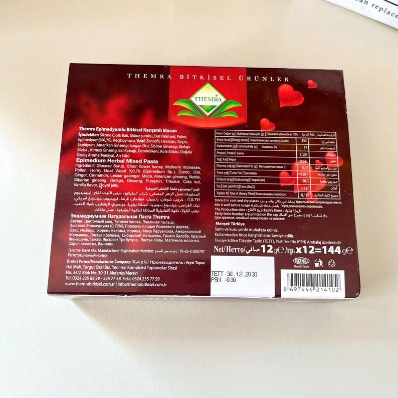 

Murmer Epimedyumlu Honey Sachet Madu Macun Original Turki Alami