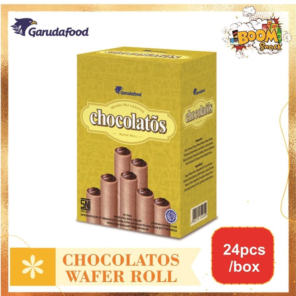 

BOX - Chocolatos Wafer Roll isi 24pcs