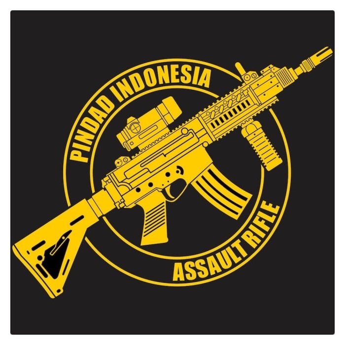 Pindad Indonesia SS2 Kopassus series 3 Cutting Sticker