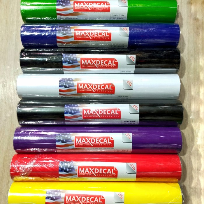 STIKER SKOTLET MOTOR 1 ROLL STIKER MOBIL MAXDECAL L 45CM X P 15 METER